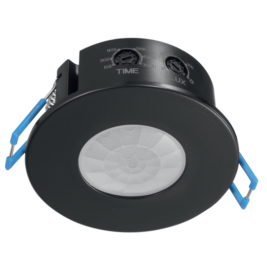 Датчик движения и освещенности 1200W 8m 120°(гориз.) 360°(верт.) чёрный, SEN55, артикул 51577