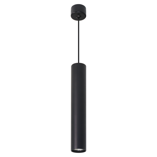 Светильник потолочный Feron ML1038 Barrel levitation на подвесе MR11 35W 230V, черный 40*250