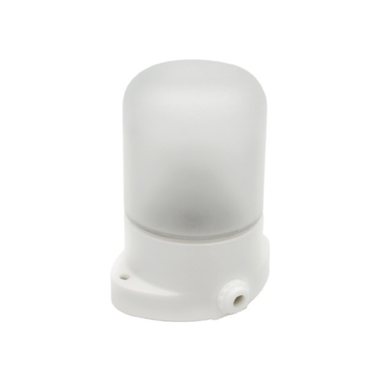 Светильник НББ 01-60-101 112х137х112мм, E27 max 60Вт, прямой керам. корпус, стекло, IP65, белый