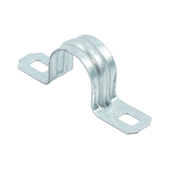 SMD-21-22 Скоба монтажная двухлапковая СМД 21-22 оцинк.сталь (уп 100 шт)