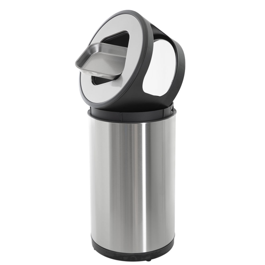 Урна уличная круглая, пепельница, JAH-2221, 15л