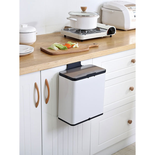 Ведро для мусора, внутр ведро, держатель м/мешков, Foodatlas JAH-541, 6л