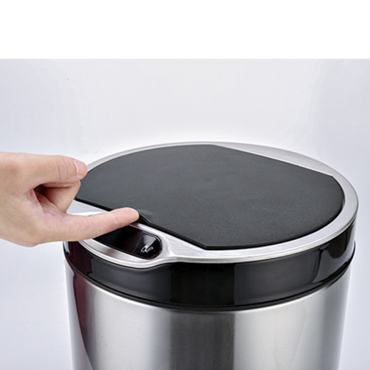 Ведро для мусора сенсорное, круглое, внутр ведро, Foodatlas JAH-9310, 6 л.