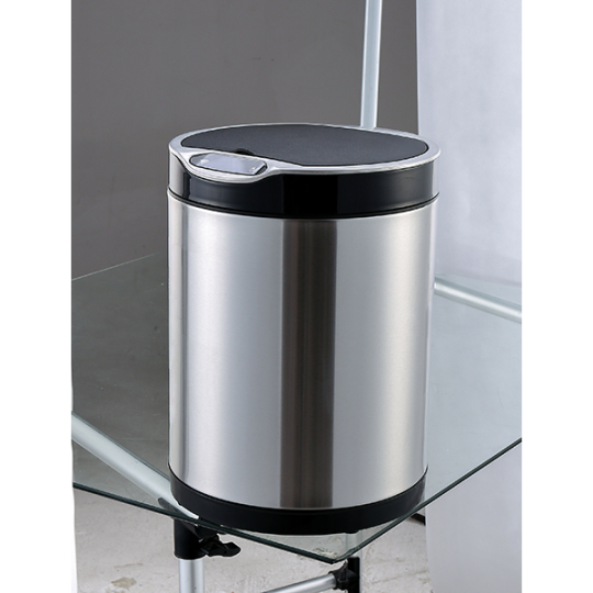 Ведро для мусора сенсорное, круглое, внутр ведро, Foodatlas JAH-9311, 8 л (белый)