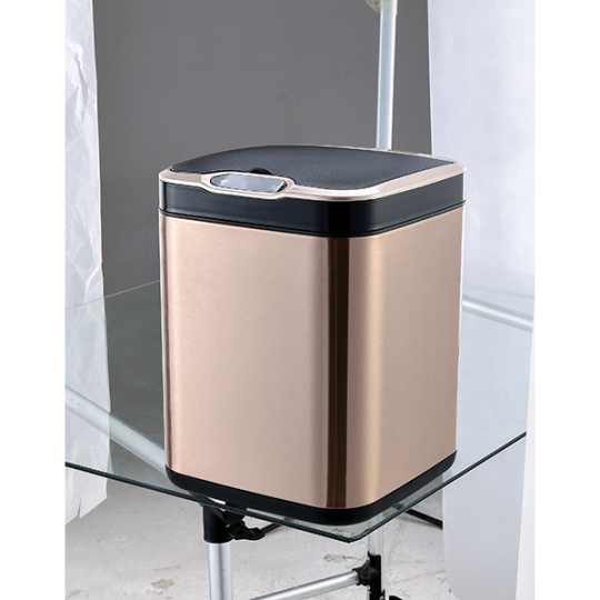 Ведро для мусора сенсорное, квадратное, внутр ведро, Foodatlas JAH-6310, 7 л (белый)