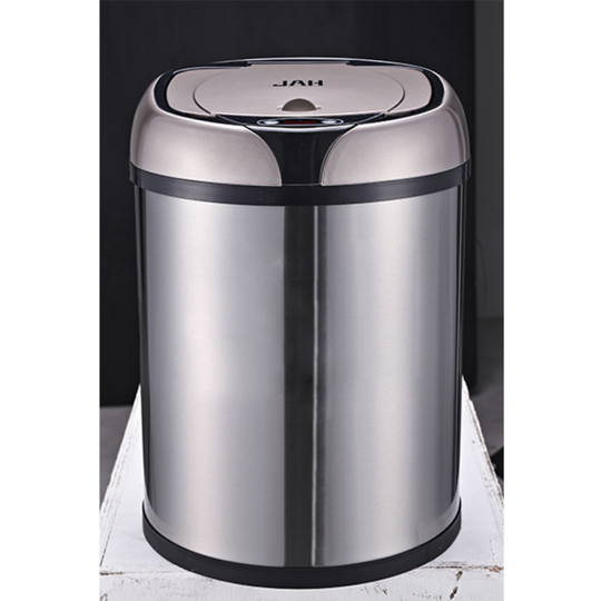 Ведро для мусора сенсорное, круглое, нерж, внутр ведро, Foodatlas JAH-9111, 8 л