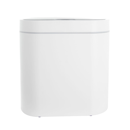 Ведро для мусора сенсорное, овал, Foodatlas JAH-6711, 8 л (белый)