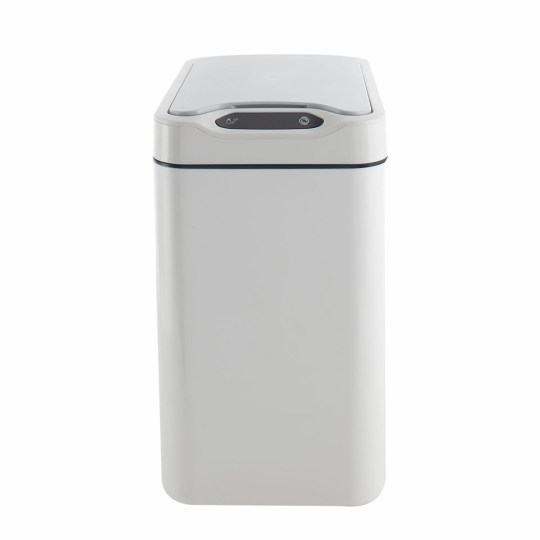 Ведро для мусора сенсорное, прямоугольное, Foodatlas JAH-6611, 12 л (белый)