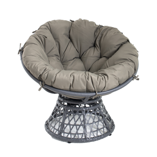 Садовое кресло E4025 (серо-коричневый) Лотос