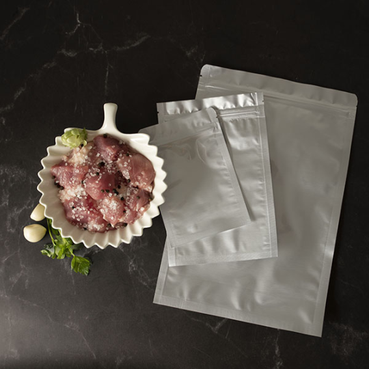 Вакуумный пакет 140х200 (100 шт.) 95-100 мкр. Foodatlas (металлизированные) 