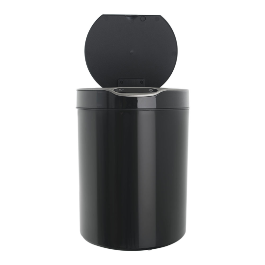 Ведро для мусора сенсорное, круг, Foodatlas JAH-6111, 12 л (черный) (58903230011) распродажа