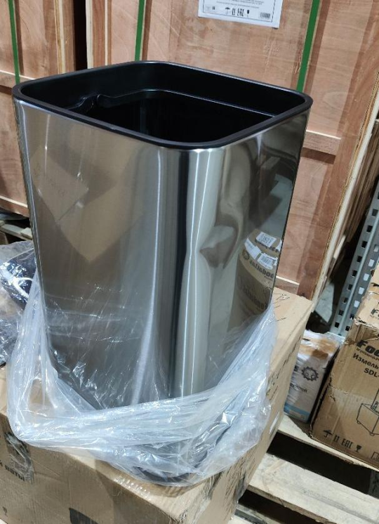 Ведро для мусора сенсорное, квадратное, Foodatlas JAH-6313, 25 л (92001050006) распродажа