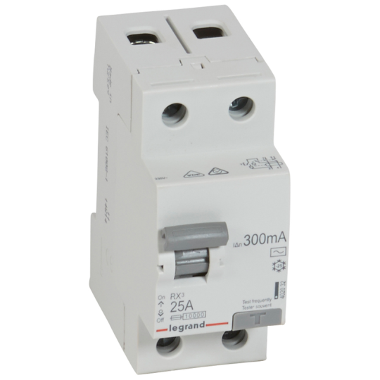 RX3 ВДТ 300МА 25А 2П AC LEGRAND
