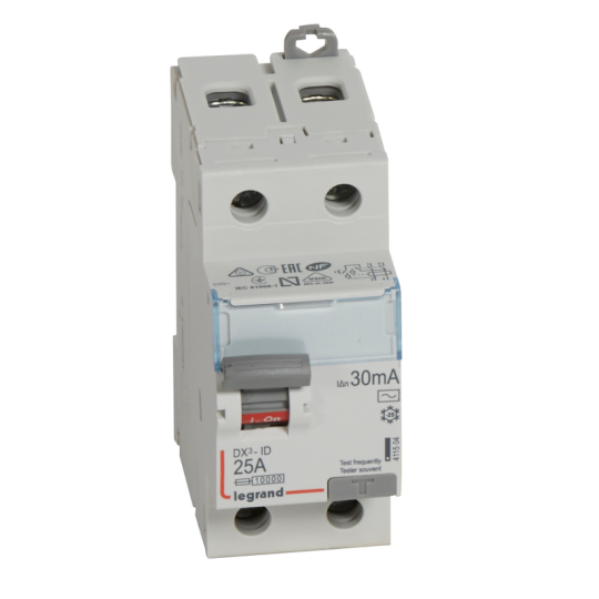ВДТ DX3 2П 25А 30мА -AC LEGRAND