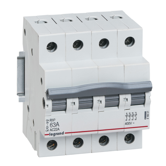 RX3 Выкл. нагрузки 4П 63A LEGRAND