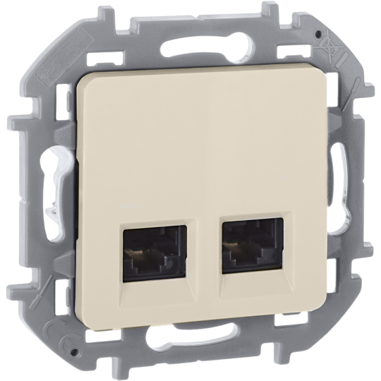 INSPIRIA Роз. комп. 2-я RJ45 кат.5Е UTP слон. к.