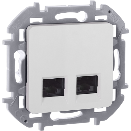 INSPIRIA Роз. комп. 2-ая RJ45 кат.6 UTP бел.