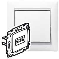 VALENA DIY Роз. комп. RJ45 кат.5Е UTP с захв. бел.