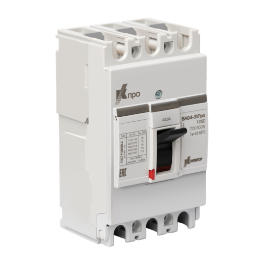 Выкл. авт. ВА04-31Про 3P 40А Icu-10kA (125C)