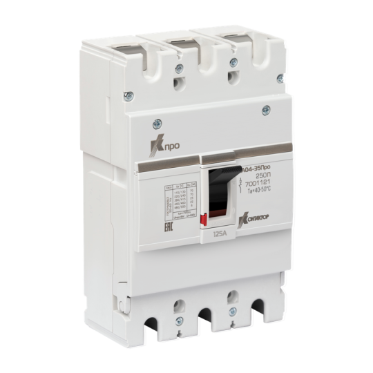 Выкл. авт. ВА04-35Про 3P 125А Icu-25kA (250П)