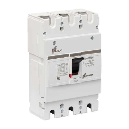Выкл. авт. ВА04-35Про 3P 160А Icu-25kA (250П)