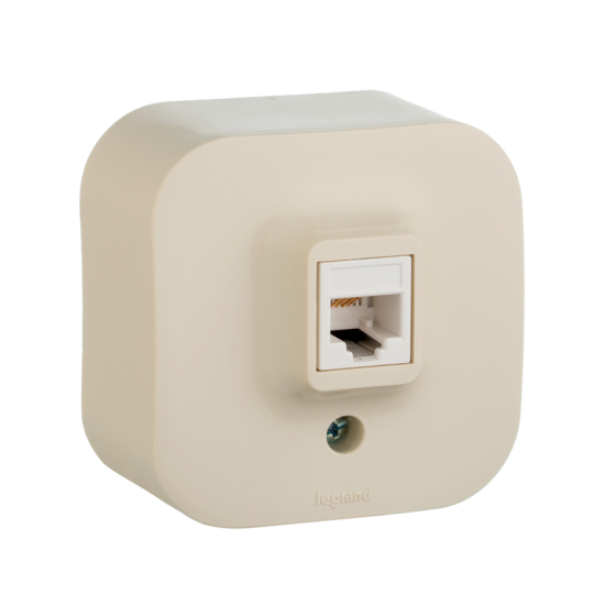QUTEO Роз. комп. RJ45 кат.5E UTP о/у сл. кость