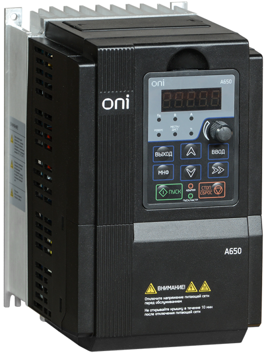 Преобразователь частоты A650 380В 3Ф 5,5kW 13А ONI