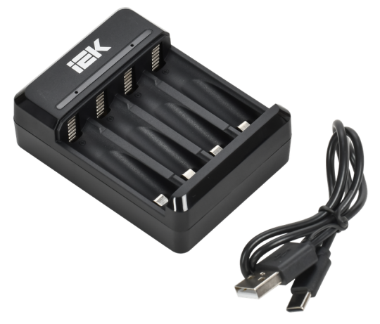 Устройство зарядное NiMH/CD 2-4 AA/AAA 200мА LED IEK