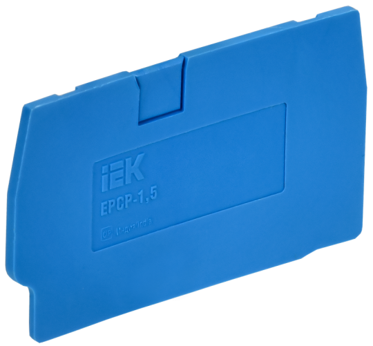 ARMAFIX Заглушка для колодки клеммной CP 1,5мм2 синяя IEK