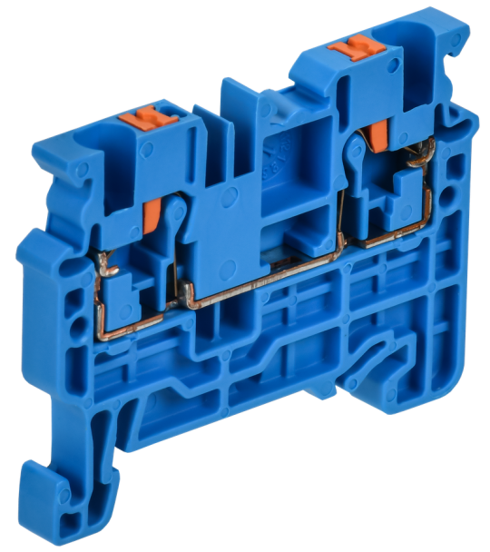 ARMAFIX Клемма пруж. Push In CP 2,5мм2 синяя IEK