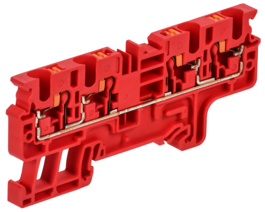 ARMAFIX Клемма пруж. Push In CP-MC 4 выв. 4мм2 красная IEK