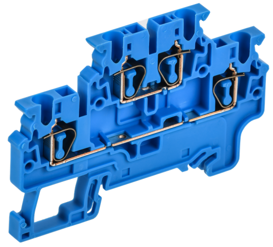 ARMAFIX Клемма пруж. 2 уровня CXDL2.5 BU IEK