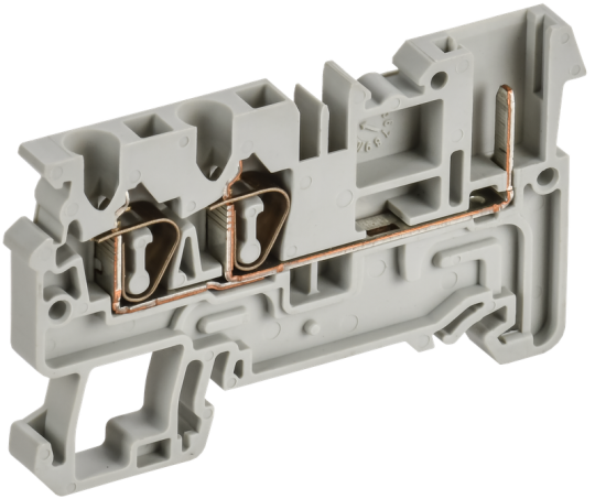 ARMAFIX Клемма пруж. CX2,5-3-1B 2,5мм2 3-конт. серая IEK