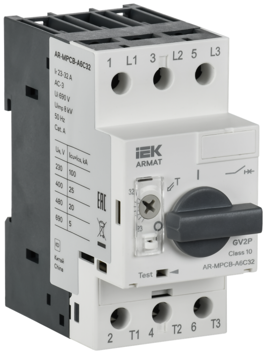 ARMAT Авт. выкл. защиты двигателя A6 GV2P 23-32А IEK