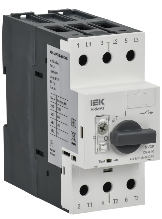 ARMAT Авт. выкл. защиты двигателя B6 GV2P 32-45А IEK