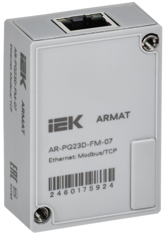 ARMAT Модуль анализ. кач. эл/эн. Modbus-TCP IEK
