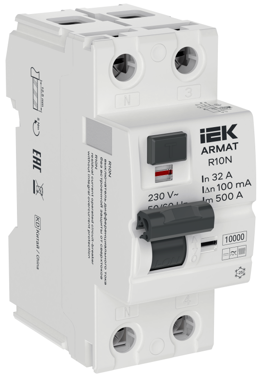 ARMAT ВДТ R10N 2P 32А 100мА тип B IEK
