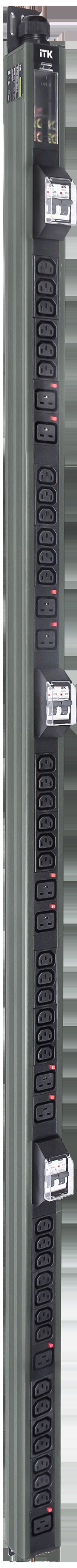 ITK BASE PDU PV1113 45U 3ф 32А 38C13 10C19 6м IEC60309 сер.