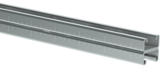 STRUT-профиль перфорированный двойной 41х21х2800-2,5 HDZ IEK