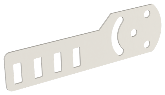 Пластина шарнирная h=50мм RAL 9016 IEK