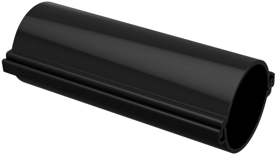 Труба гладкая разборная d=110мм черная (3м) IEK