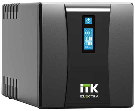 ITK ELECTRA ET ИБП 1,2кВА/720Вт с АКБ 2х7AH USB Schuko