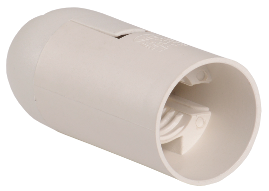Ппл14-02-К02 Патрон подвесной пластик, Е14, белый (50 шт), стикер на изделии, IEK