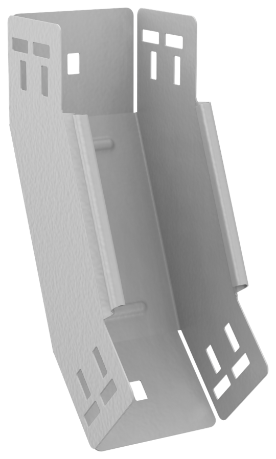 ESCA 5 Поворот верт. внутр. 45град 80х80-1,2 RAL 9016 IEK
