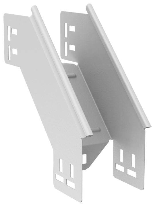 ESCA 5 Поворот верт. внеш. 90град 80х80-1,2 RAL 9016 IEK