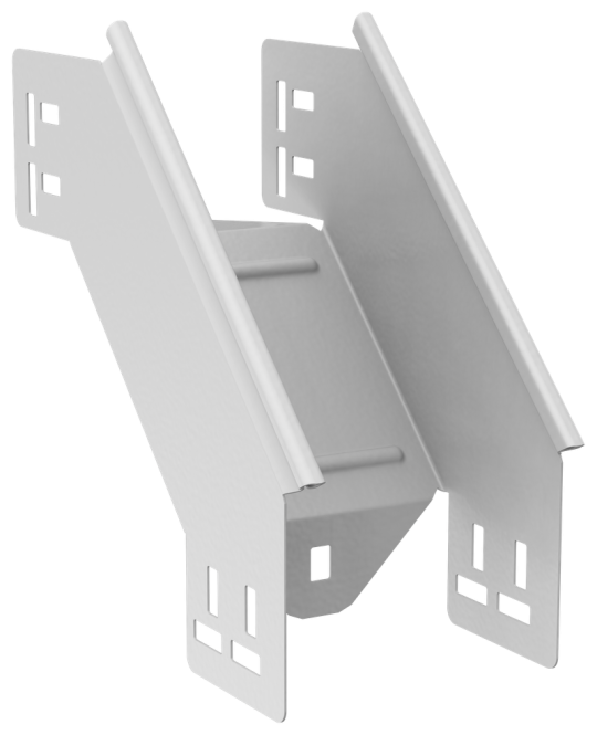 ESCA 5 Поворот верт. внеш. 90град 80х100-1,2 RAL 9016 IEK