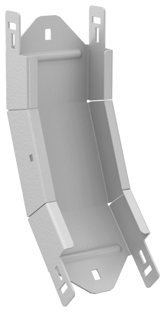 ESCA 7 Поворот верт. внутр. 45град 50х100-2,0 RAL 9016 IEK