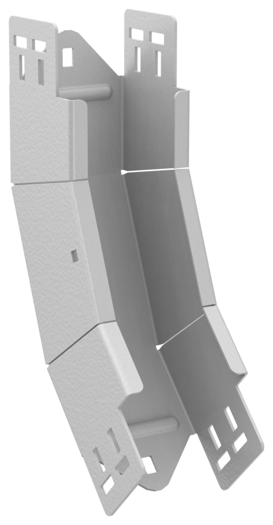ESCA 7 Поворот верт. внутр. 45град 80х80-2,0 RAL 9016 IEK
