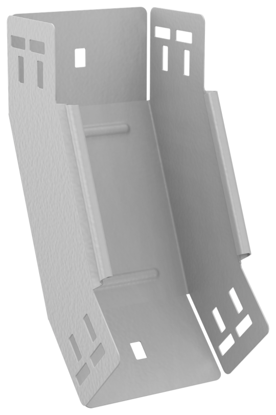 ESCA 7 Поворот верт. внутр. 45град 80х100-1,5 RAL 9016 IEK
