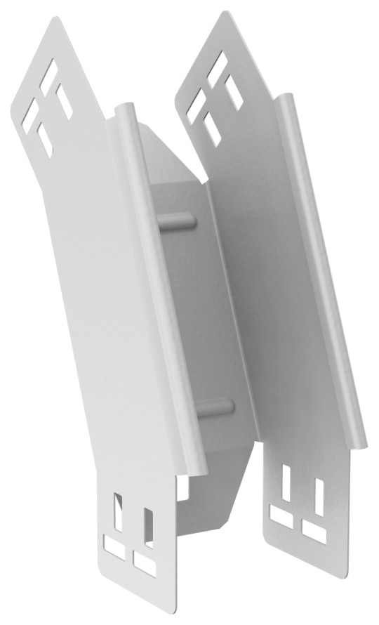 ESCA 7 Поворот верт. внеш. 45град 80х80-1,5 RAL 9016 IEK